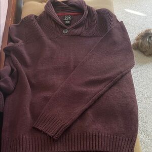Jos. A. Bank Men’s Turtleneck Sweater - Burgundy